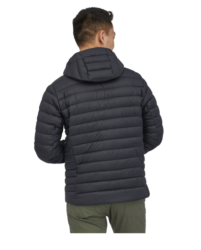 Down Sweater Hoody - Black