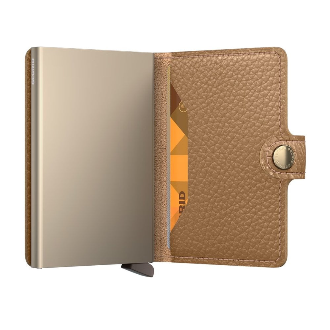 RFID Miniwallet - Pebble Cappuccino