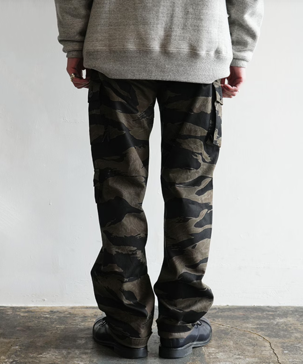Black Tiger Pattern Trousers