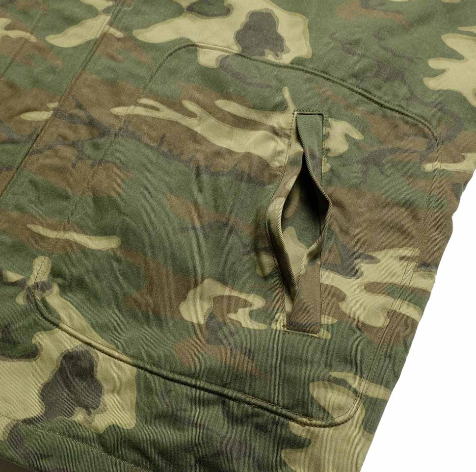 USMC Tour Jacket ERDL Camo 3rd Mar. Div. 3rd TKS. BN