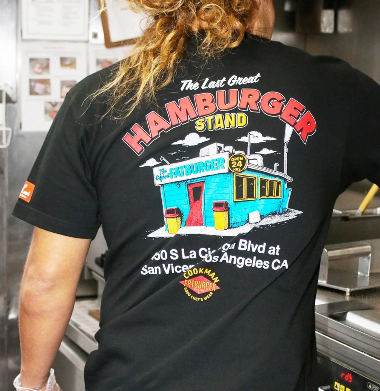 T-Shirt Fatburger First Location - Black
