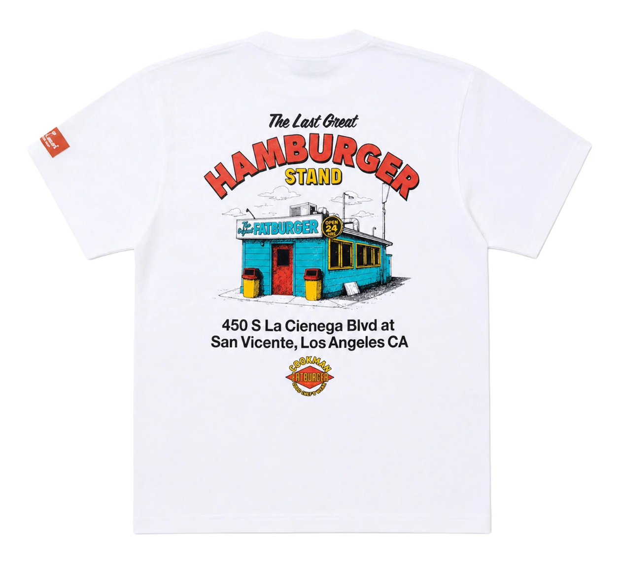 T-Shirt Fatburger First Location - White