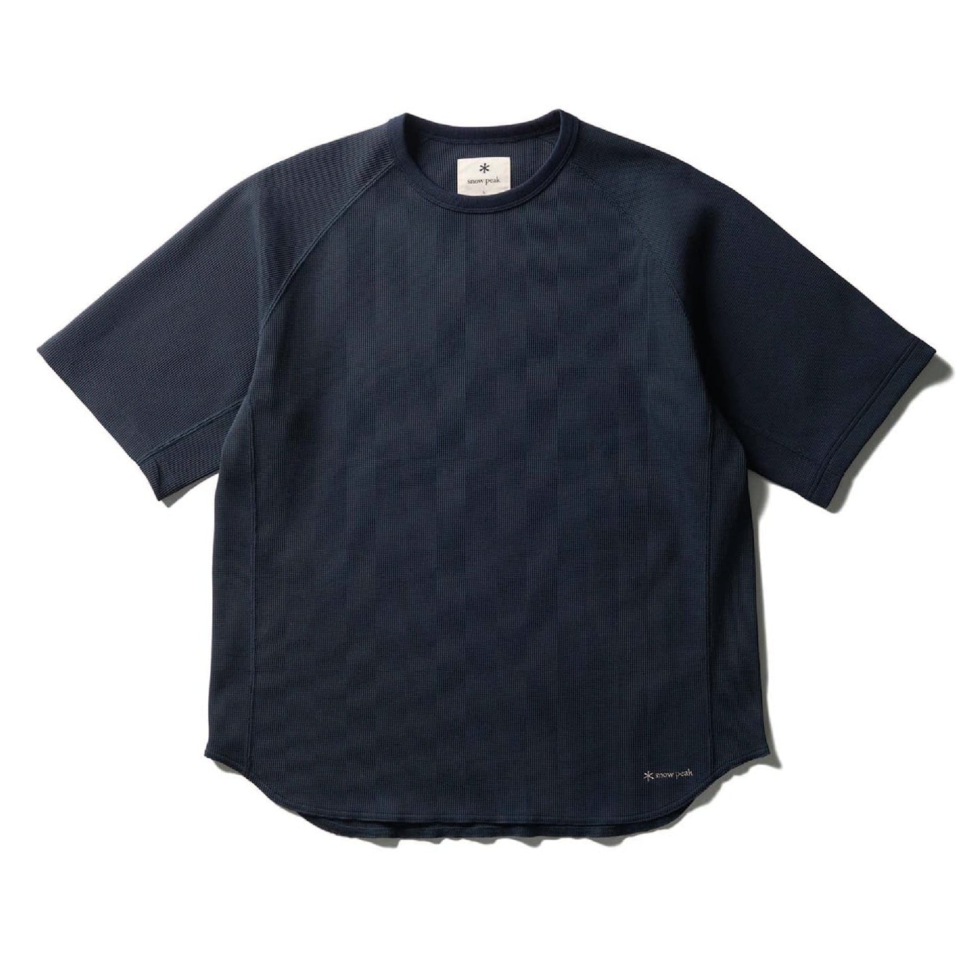 Dry Waffle T-Shirt - Dark Navy