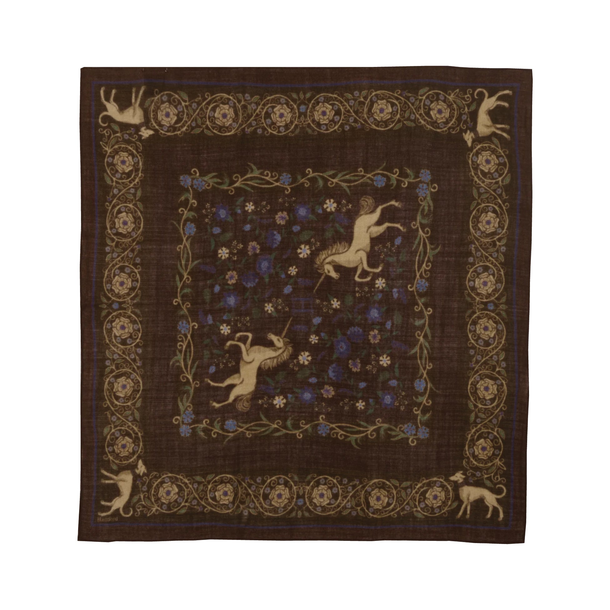 Unicorn Bandana - Brown