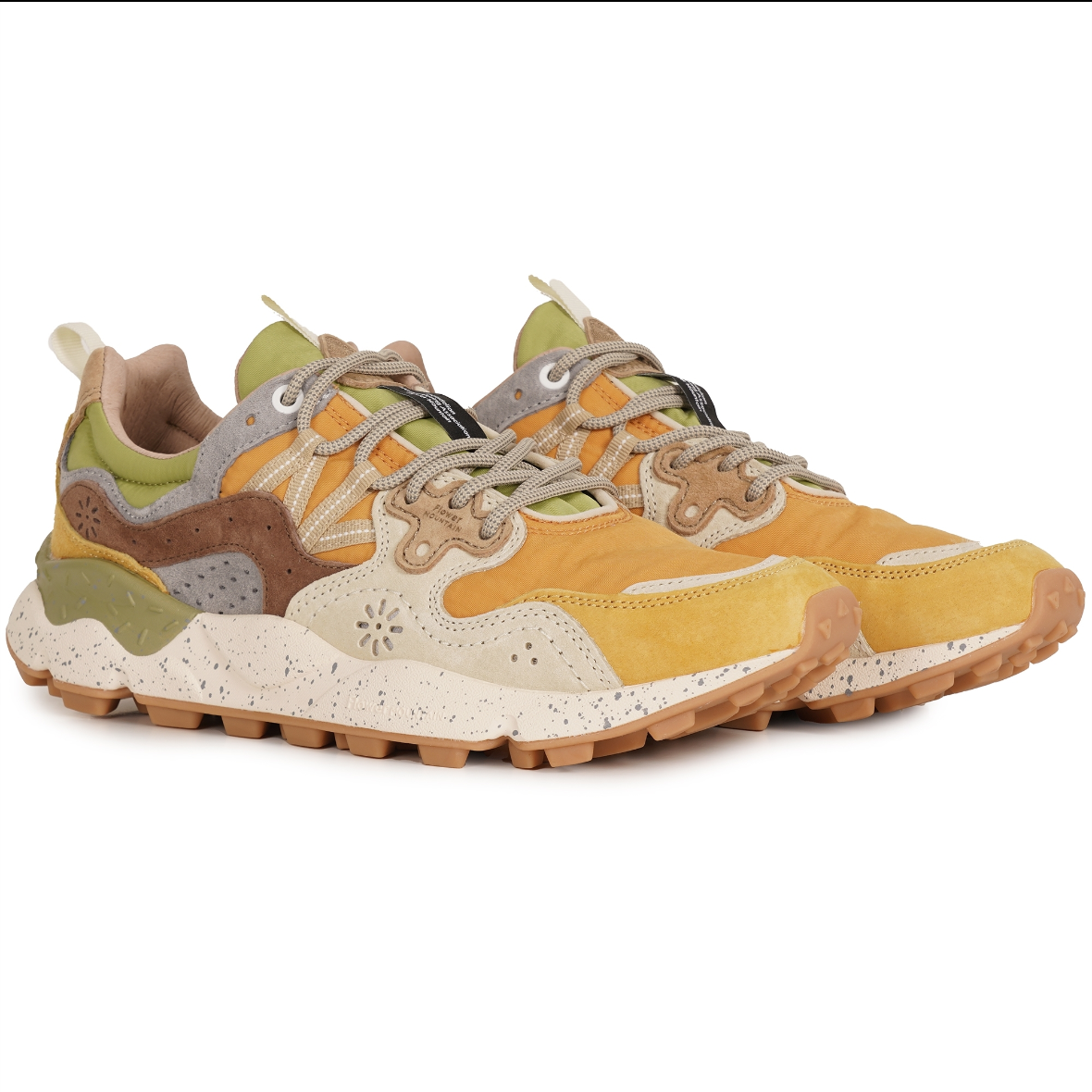 Yamano 3 Suede/Nylon Ocher-Orange-Beige