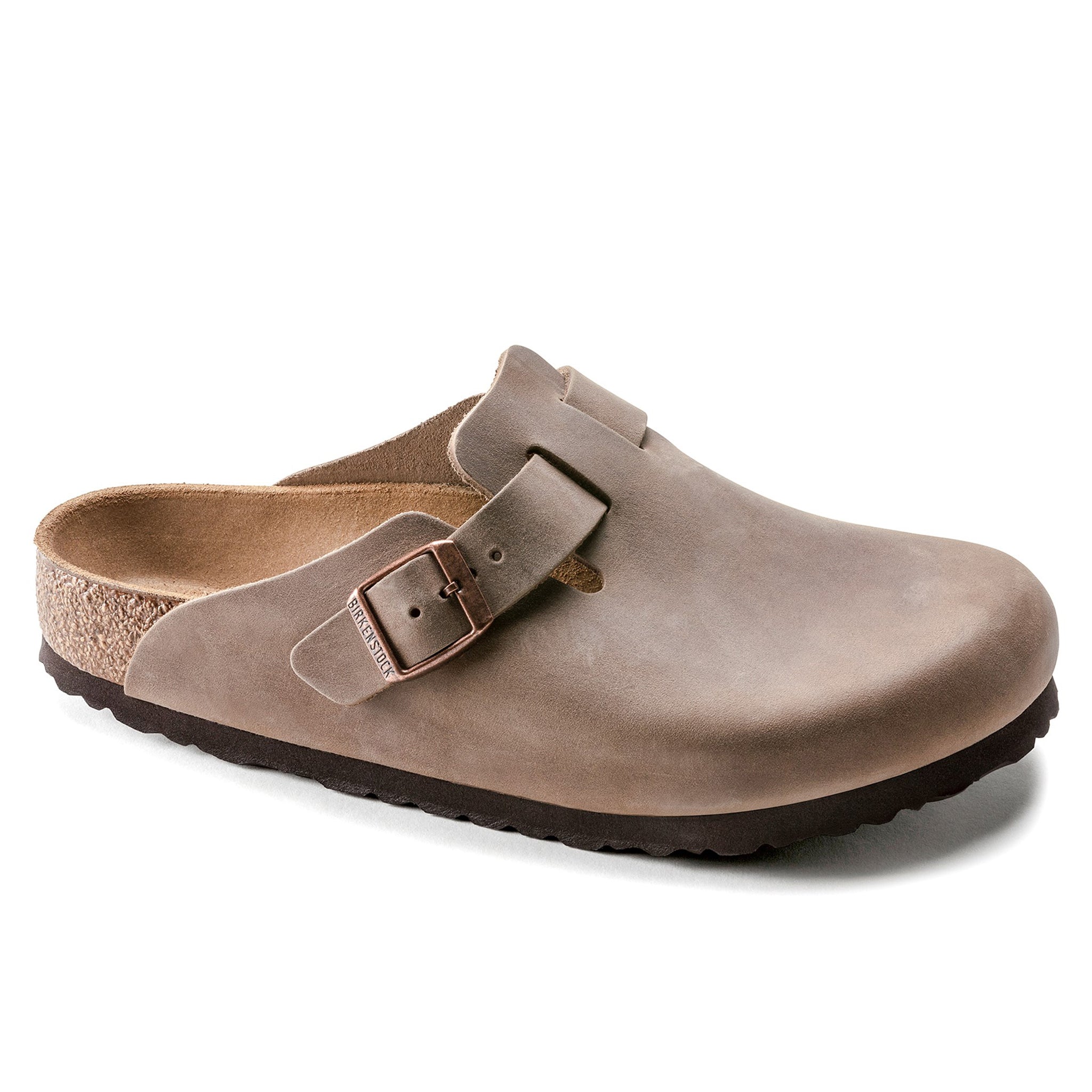 BIRKENSTOCK Boston Oiled Leather Clogs - Tobacco Brown