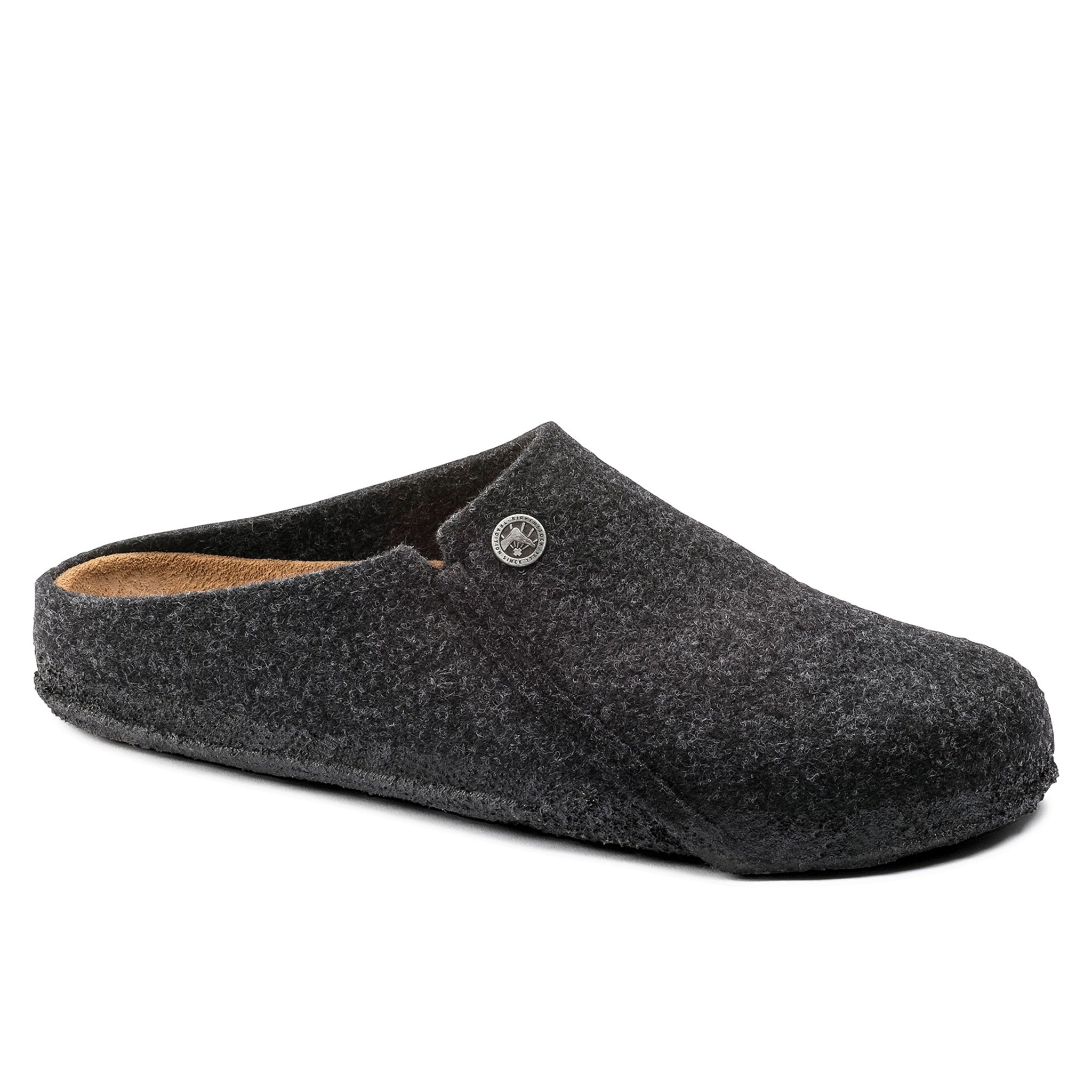 BIRKENSTOCK Zermatt Wool Felt Clogs - Anthracite