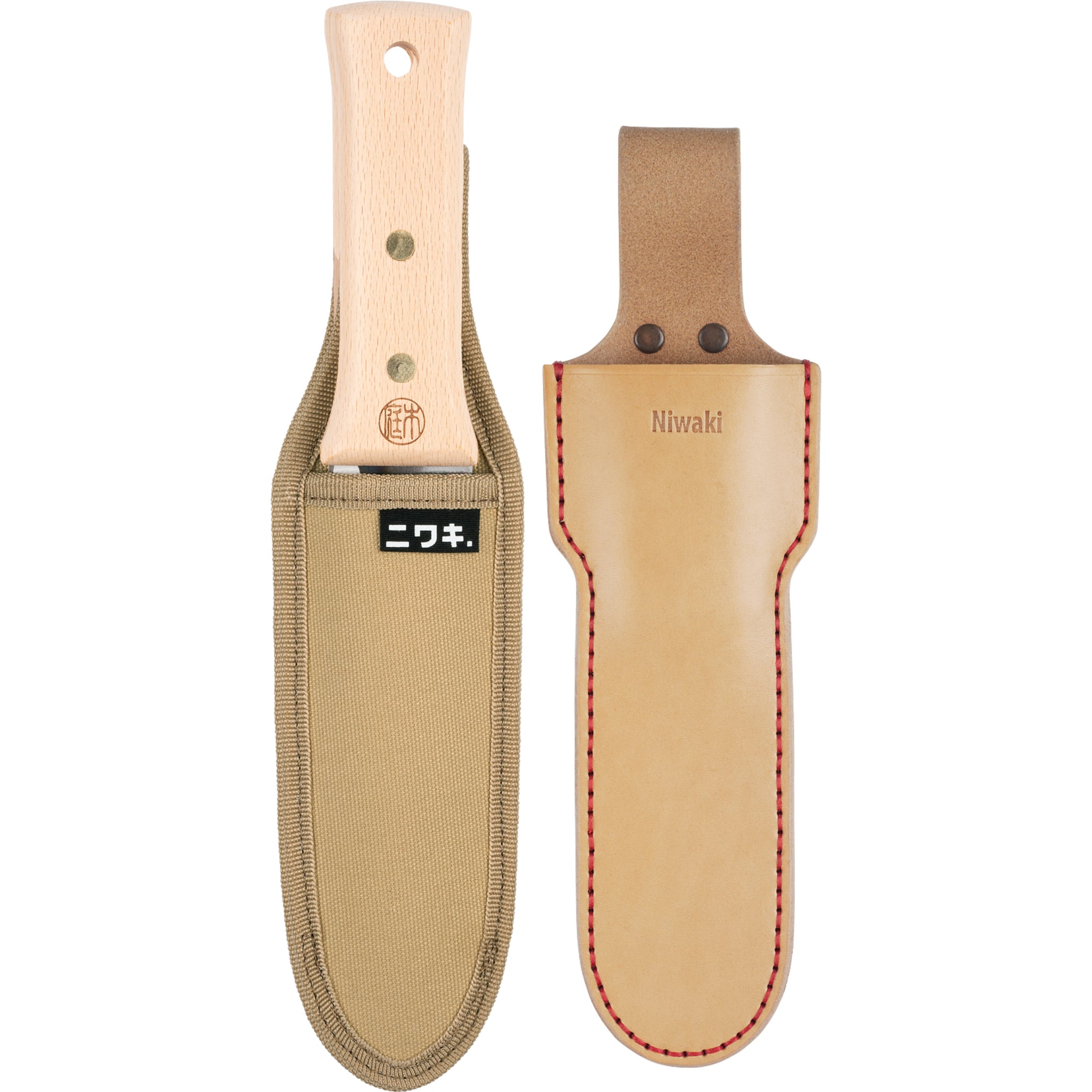 Hori Hori & Canvas Sheath With Leather Holster