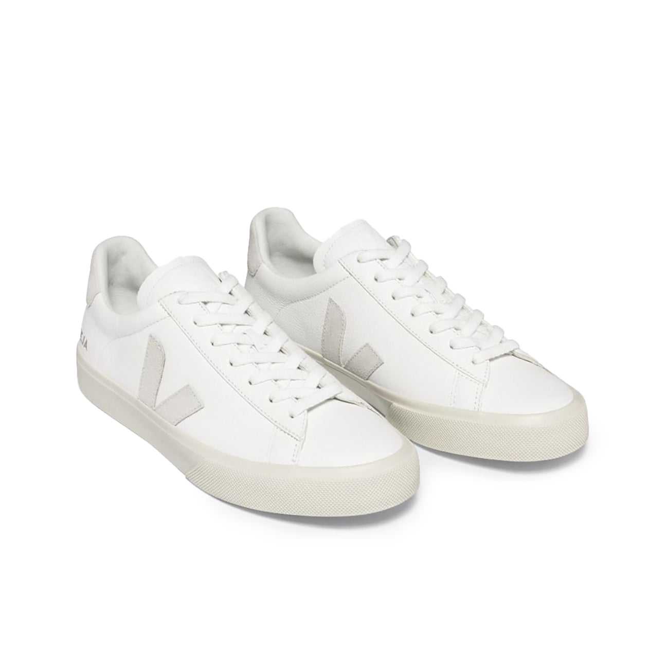 Men's Leather Trainer - White Natural