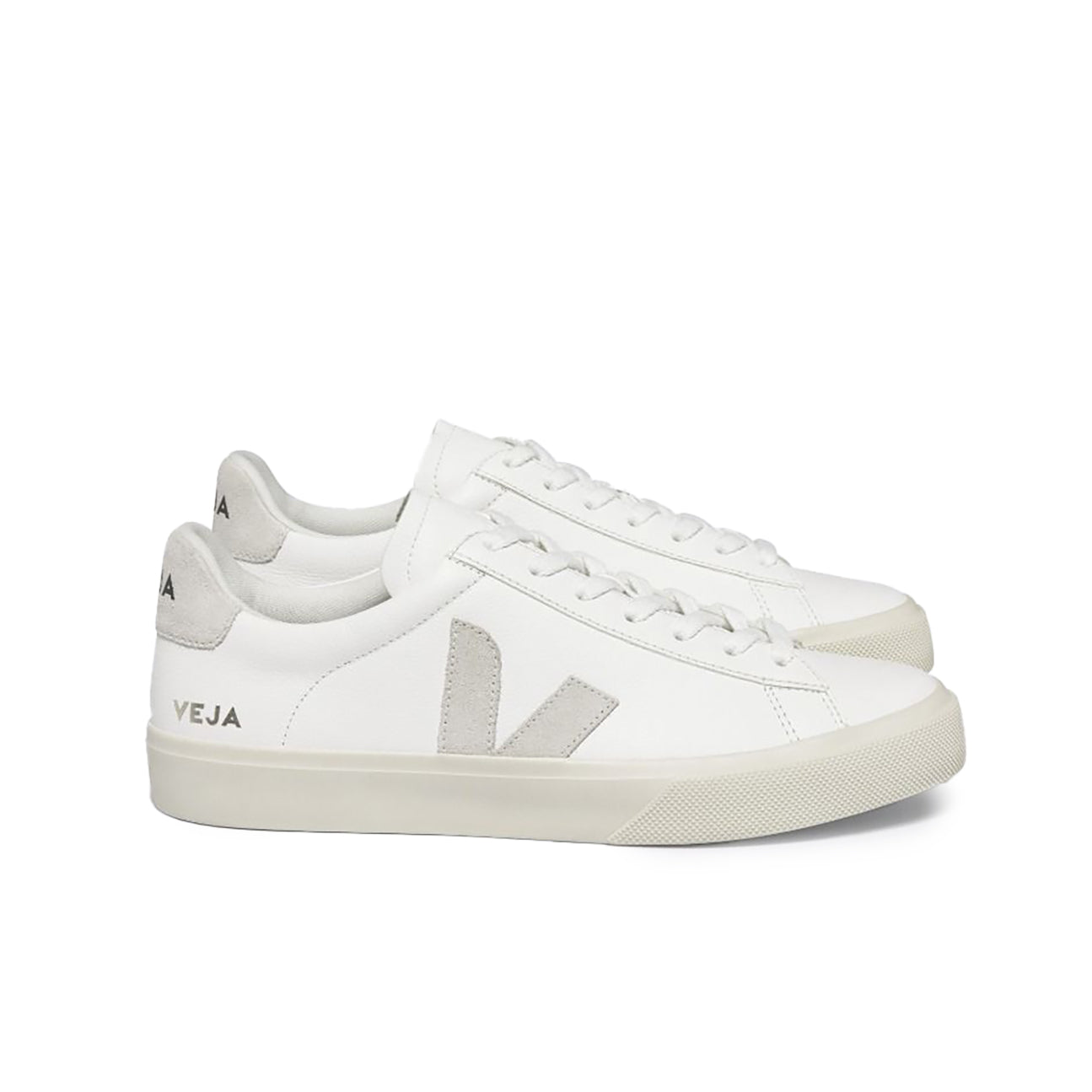 Men's Leather Trainer - White Natural