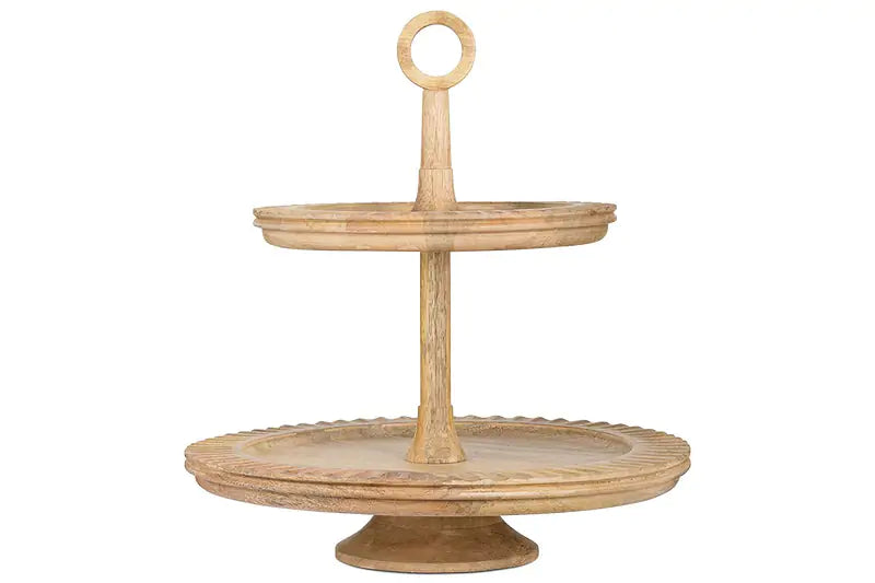 Wood Cake Stand