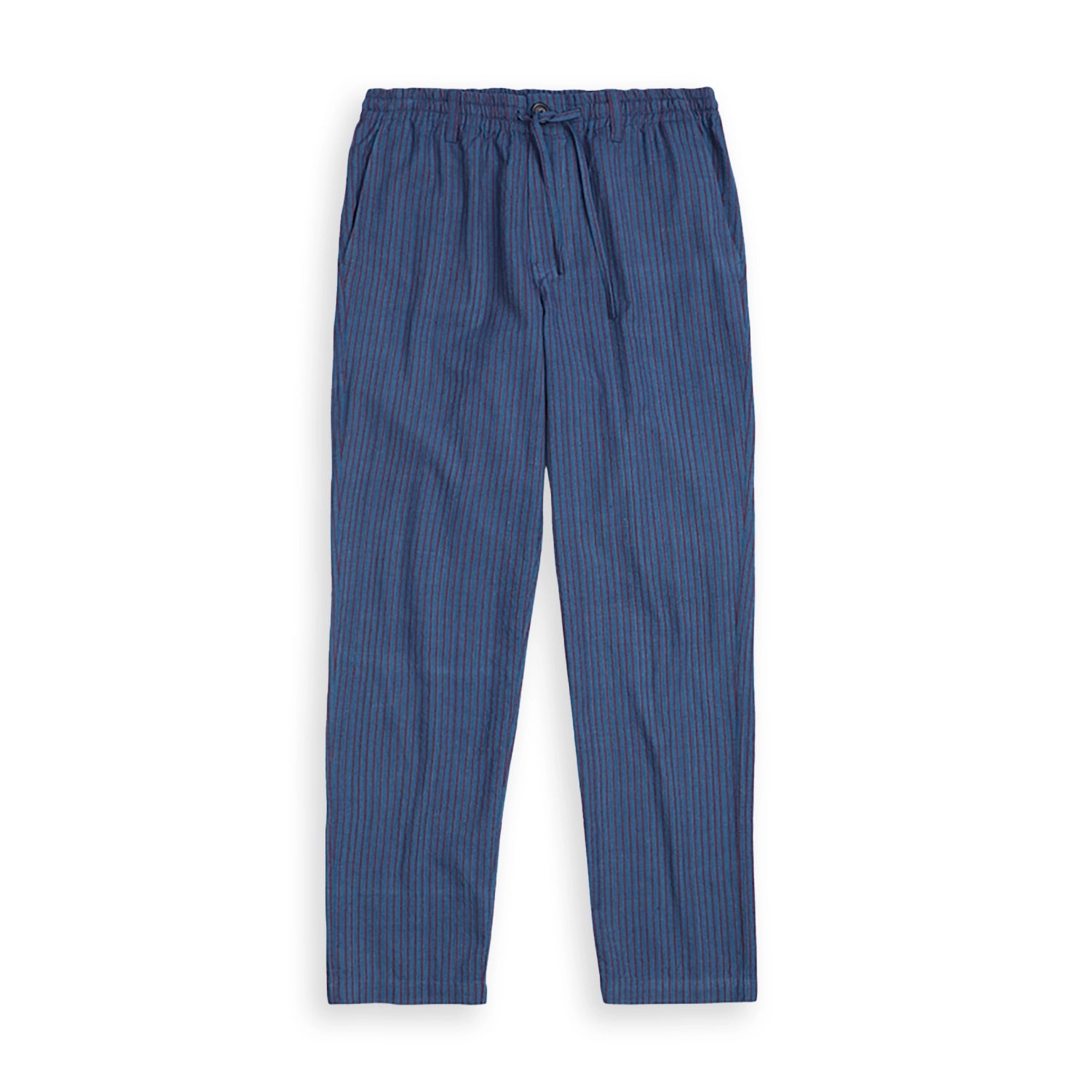 Kardo Lisboa Handwoven Trouser  - Stripe Blue