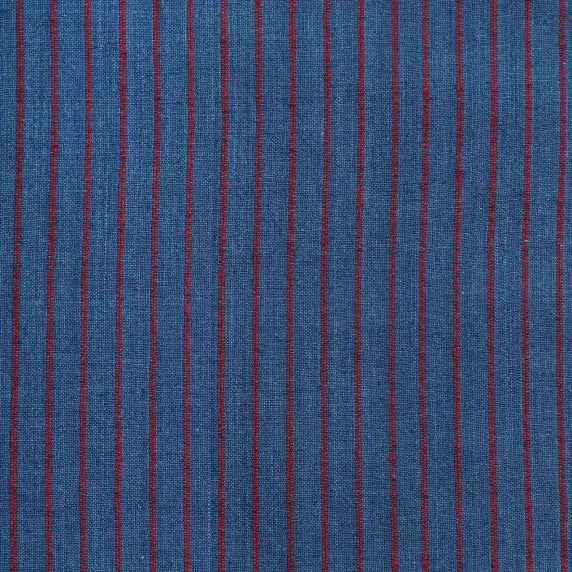 Lisboa Handwoven Trouser  - Stripe Blue