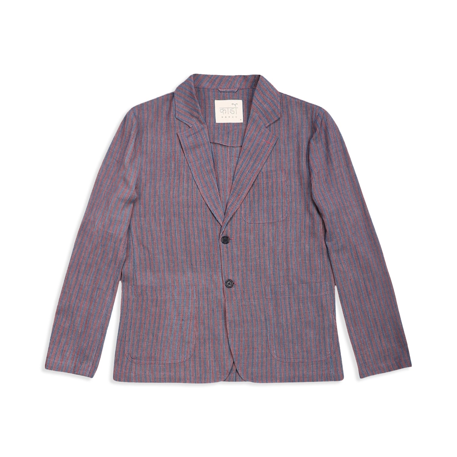 Kardo Hugh Handwoven Blazer - Stripe Red