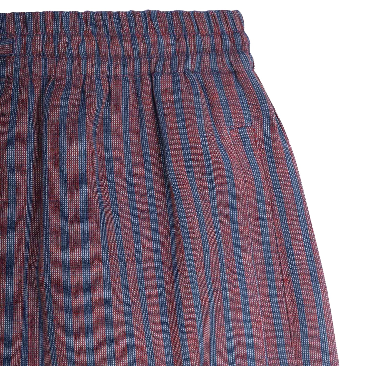 Kardo Lisboa Handwoven Trouser  - Stripe Red