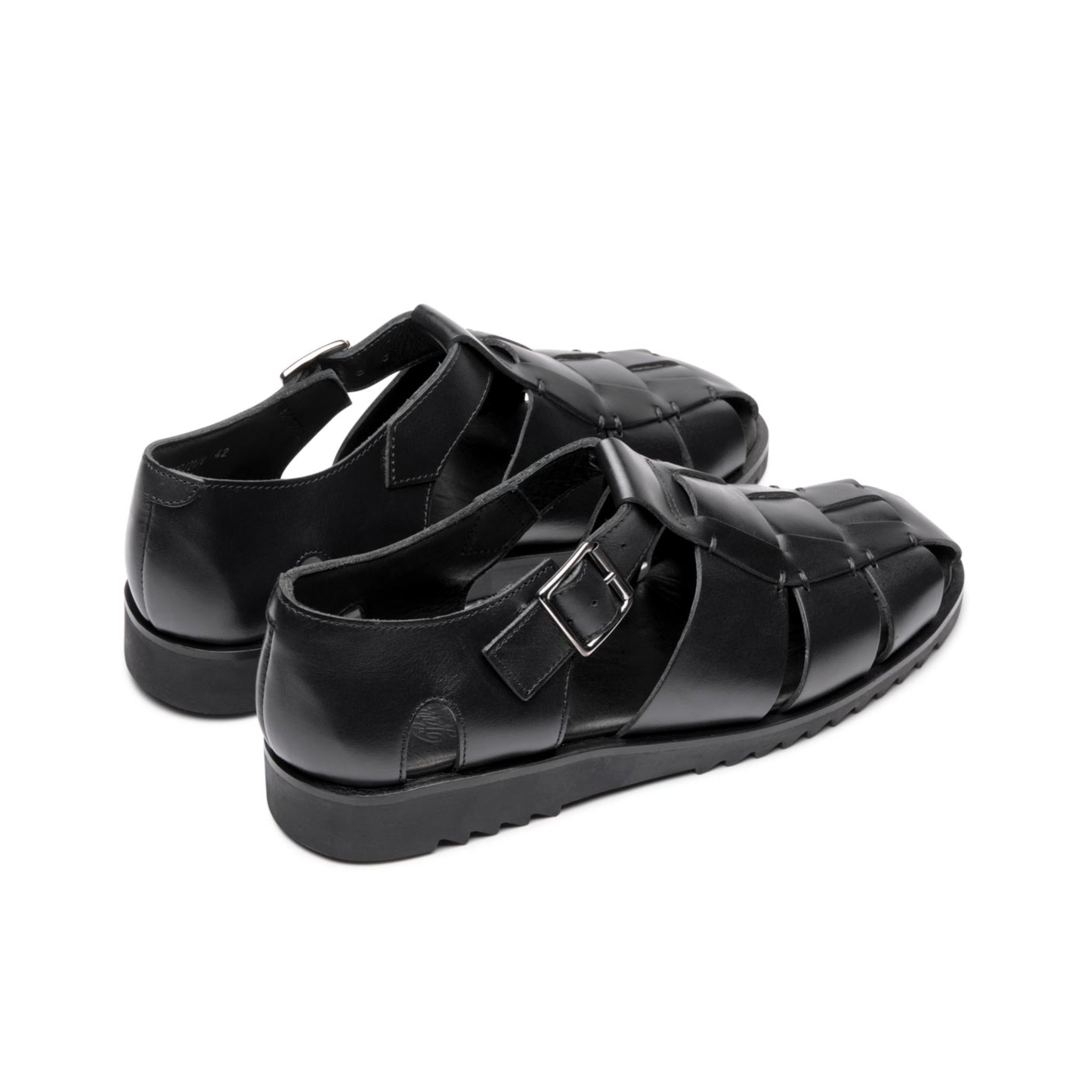 Pacific Sandal - Lisse Noir