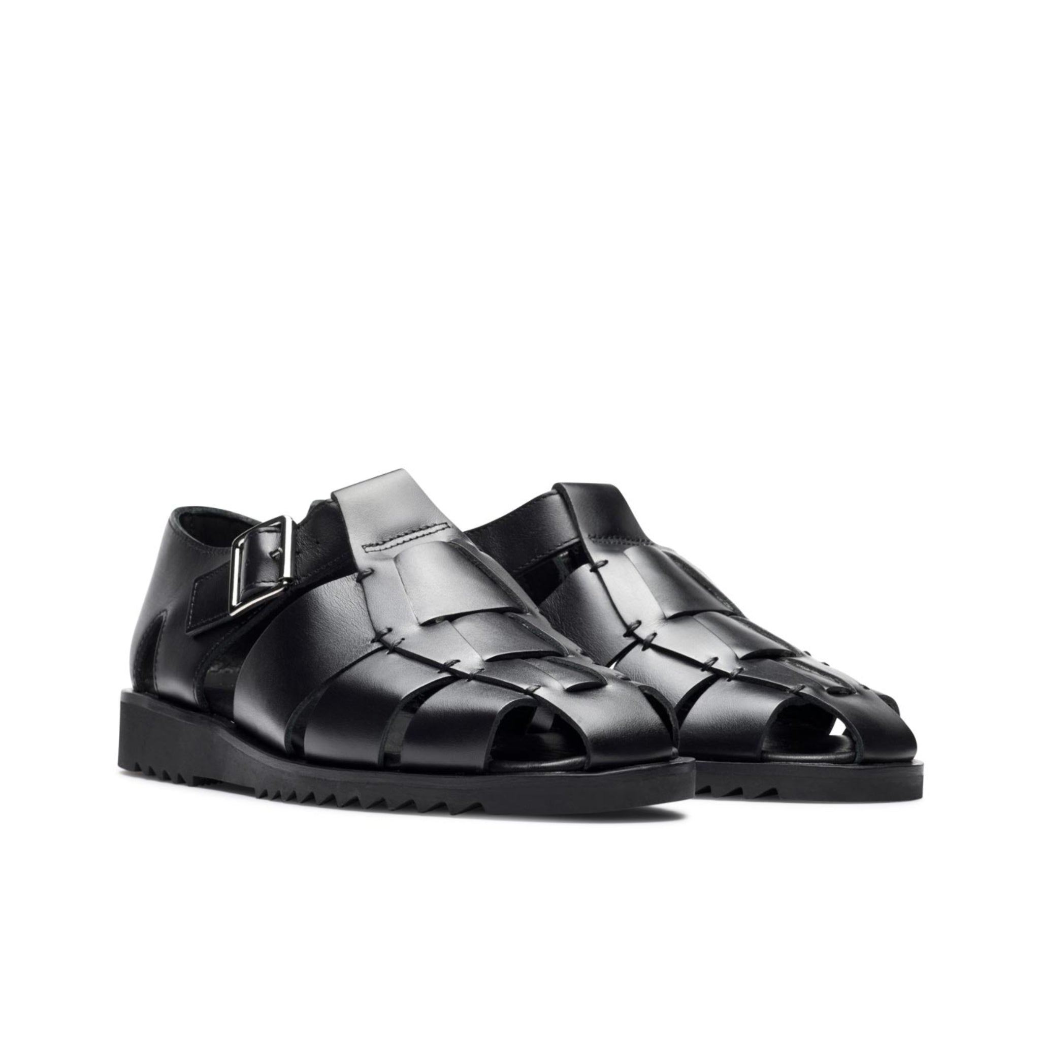 Pacific Sandal - Lisse Noir