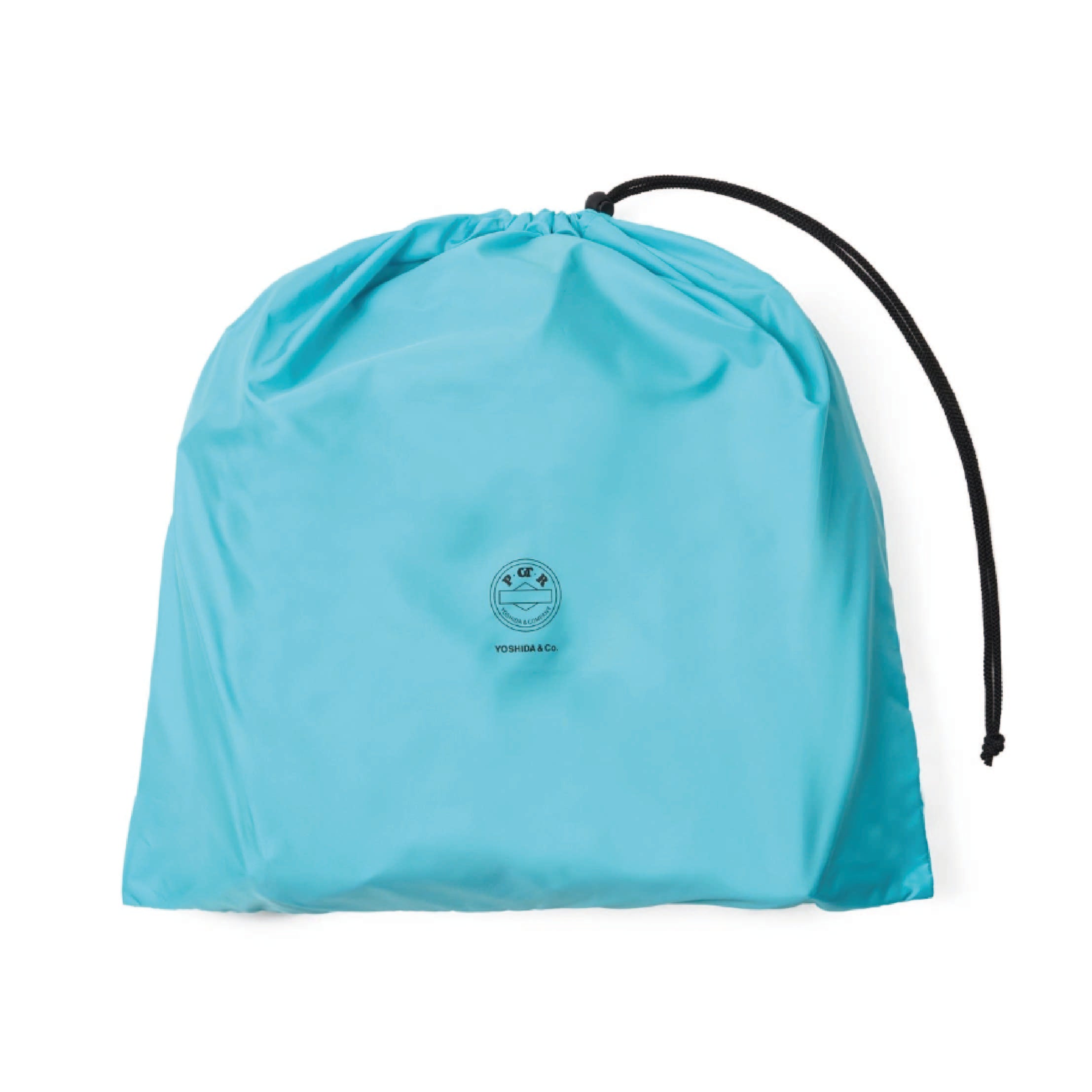 POTR / Porter Yoshida & Co. Dissection Shoulder Bag in black — interior view showing main compartment organisation and internal slip pockets