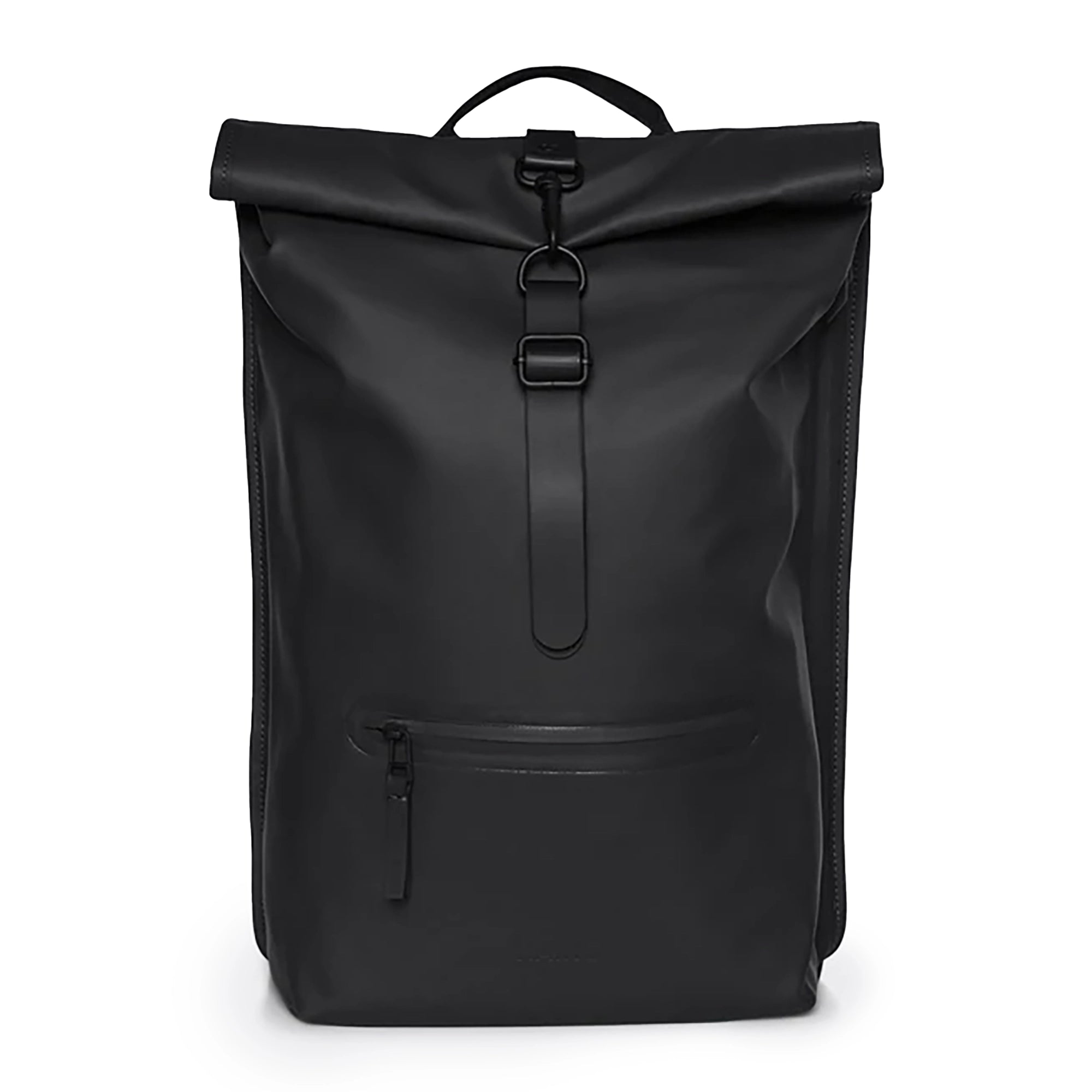 Rains Rolltop Rucksack - Black - Burrows and Hare