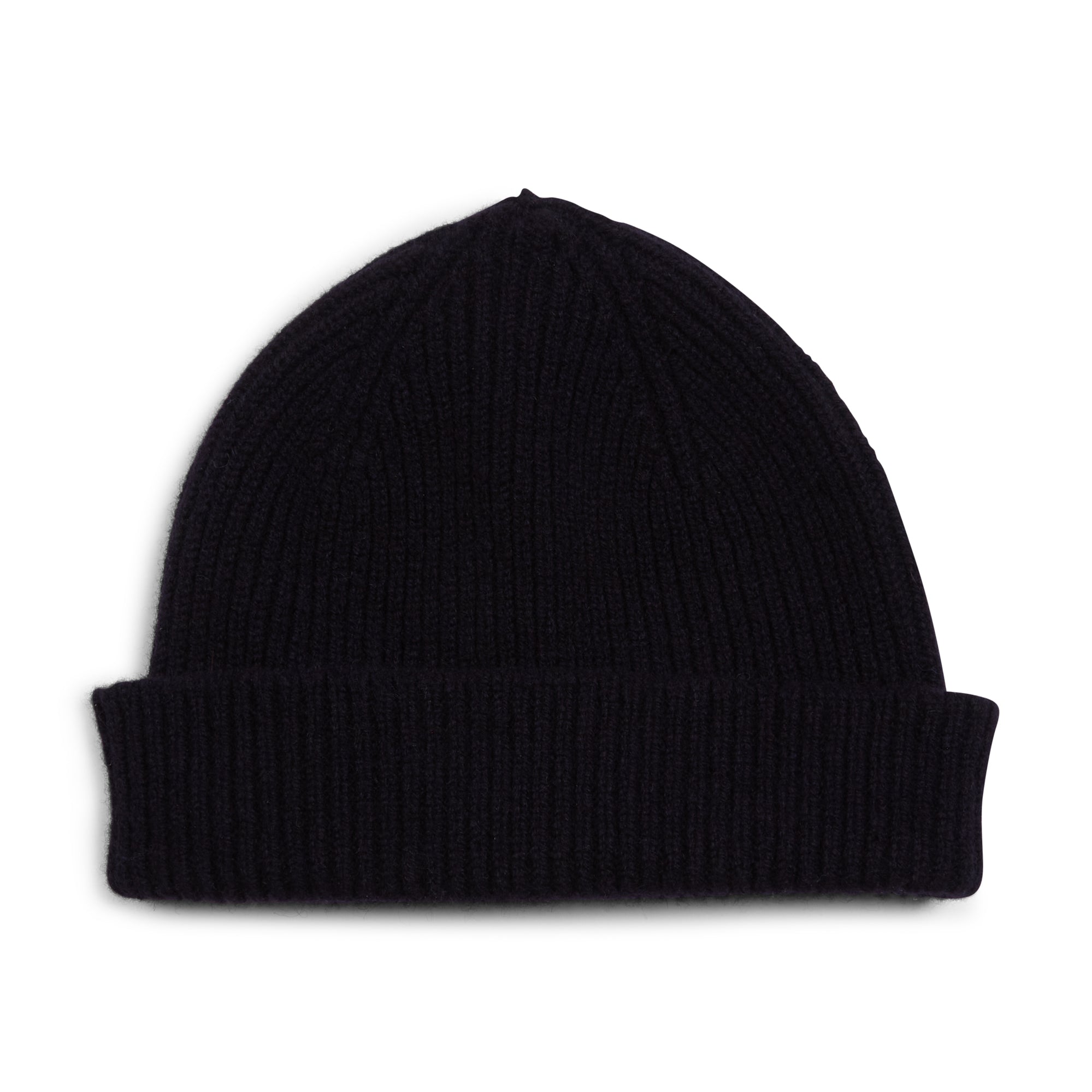 Wool Beanie Hat Navy