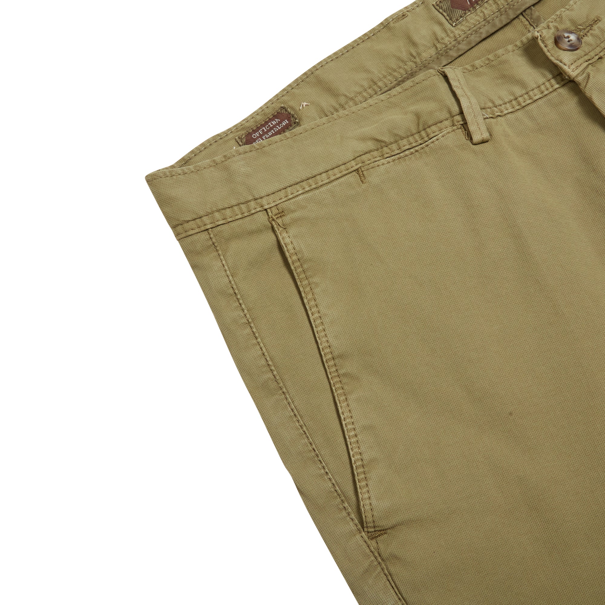 Burrows & Hare Chino - Khaki Green - Burrows and Hare