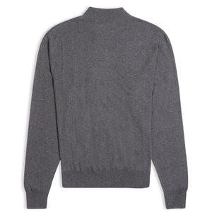 Burrows & Hare Mock Turtle Neck - Grey - Burrows and Hare
