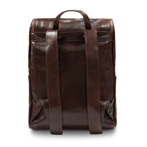 Burrows and Hare Leather Backpack - Mocha