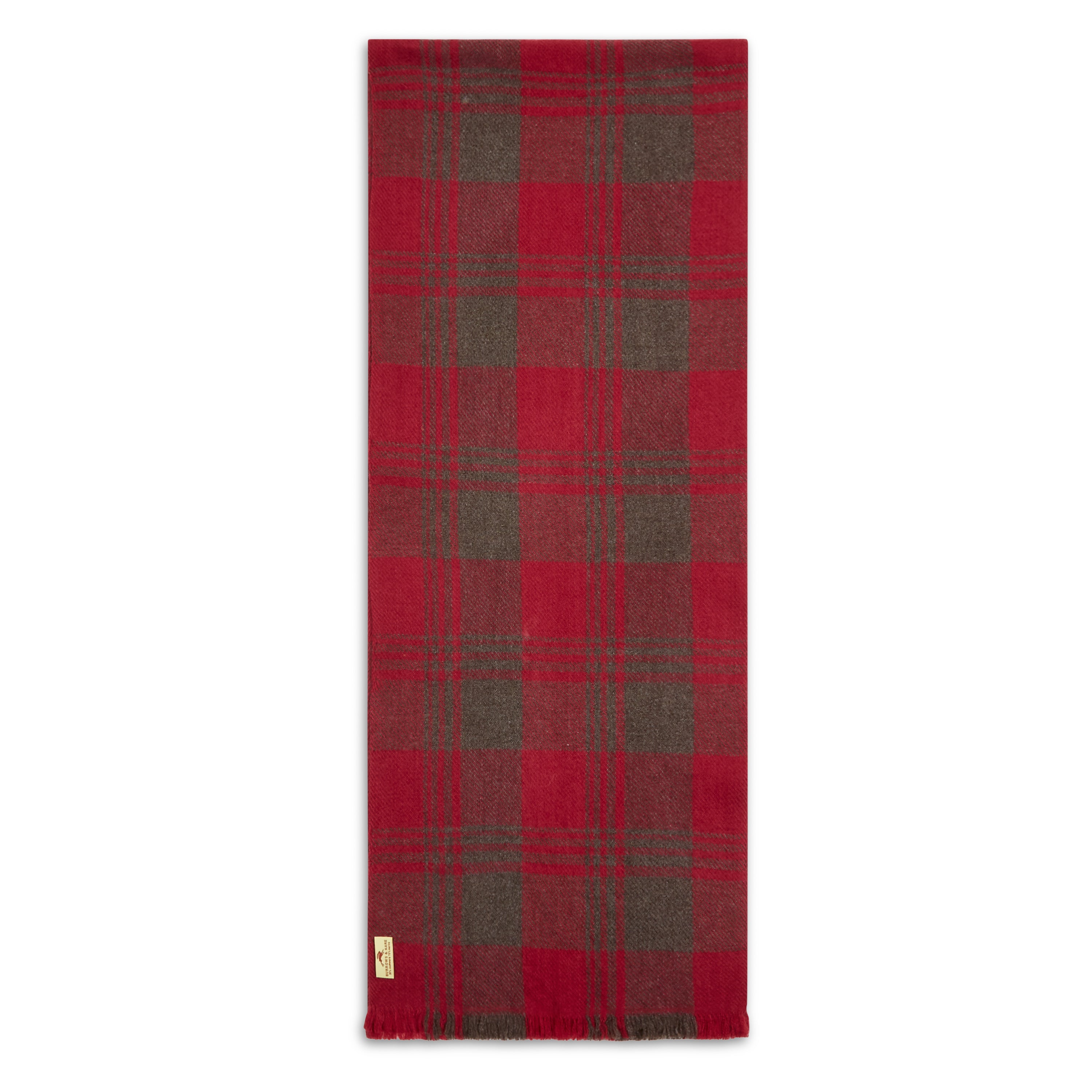 Wool Scarf - Pink Tartan