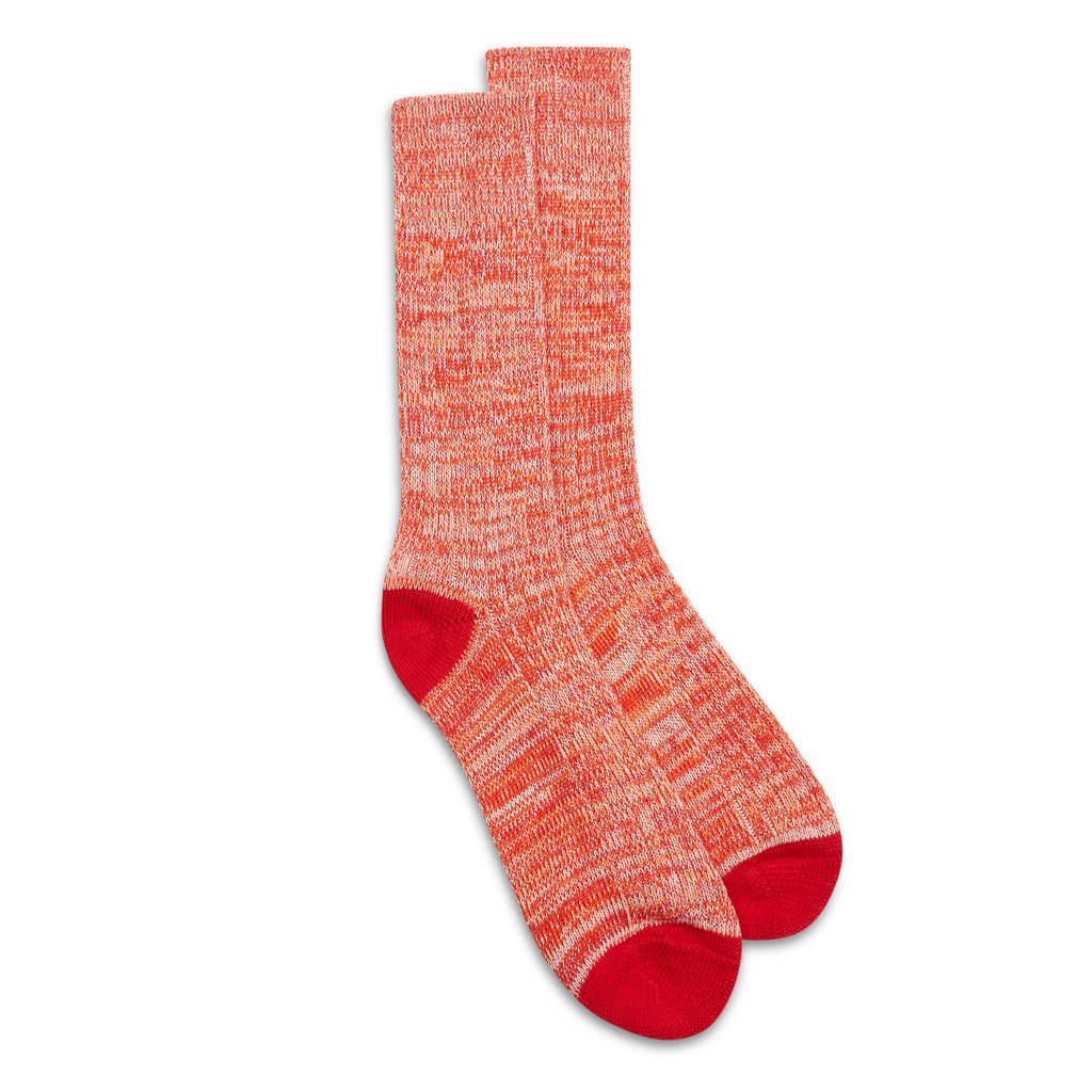 Knitted Socks - Red | Burrows & Hare