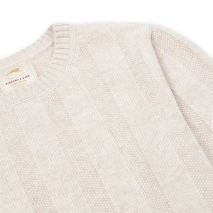 Burrows & Hare Seed Stitch Jumper - Wheat - Burrows and Hare