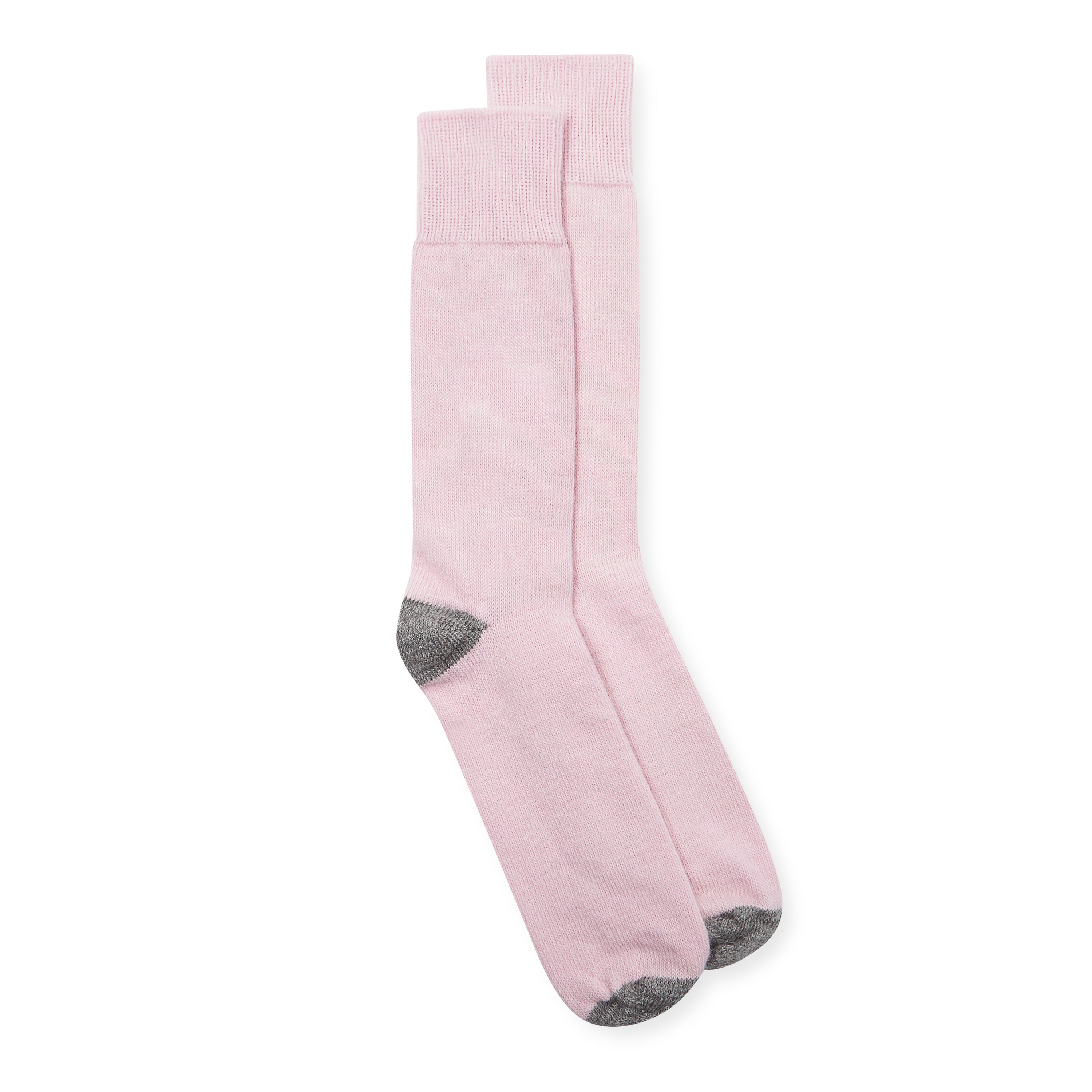 Burrows & Hare Alpaca Socks - Pink & Grey - Burrows and Hare