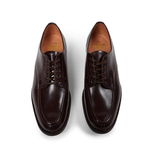 Sanders Gibson Derby Shoe - Burgundy 1130R – Burrows & Hare