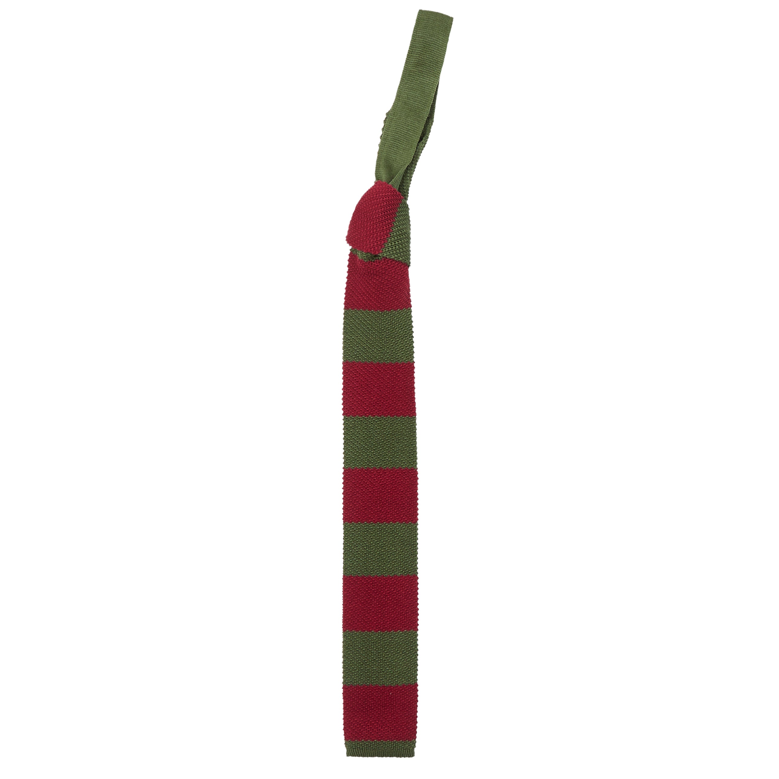 Tie Stripe Green & Red