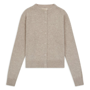 Burrows & Hare Women’s Knitted Cardigan - Wheat