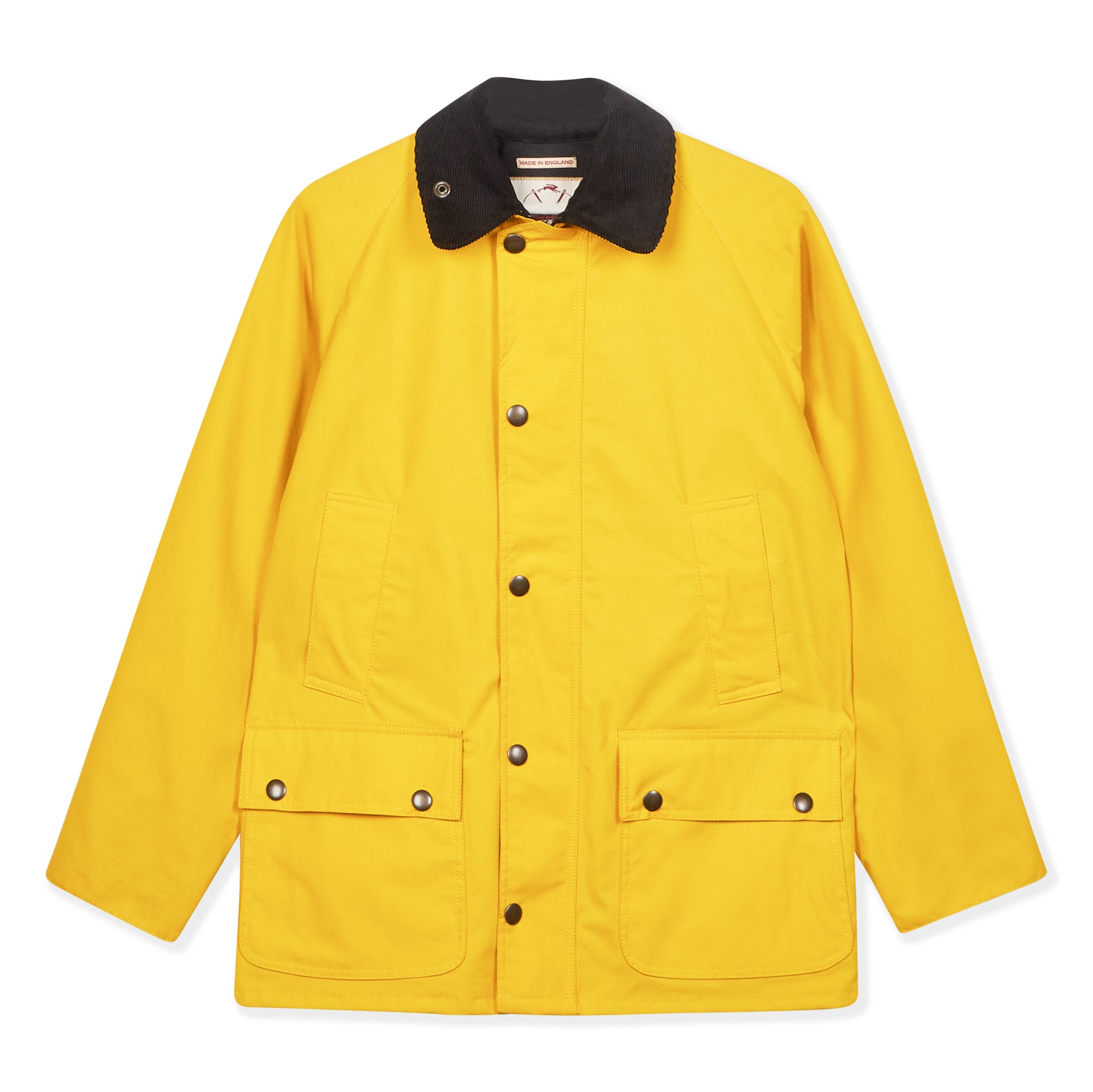 Burrows & Hare Trinity Wax Jacket - Yellow - Burrows and Hare