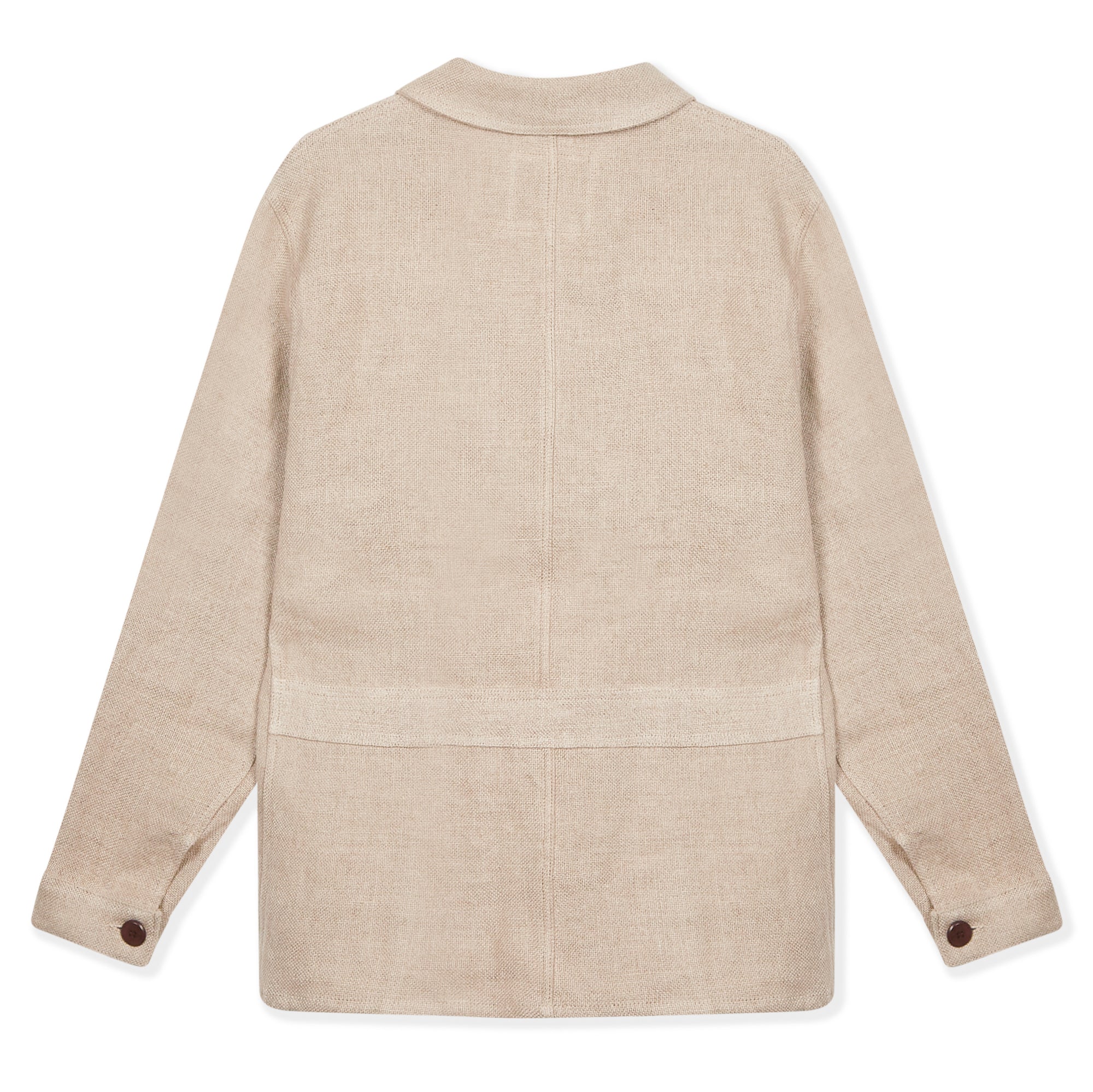 Burrows & Hare Linen Jacket - Ecru - Burrows and Hare