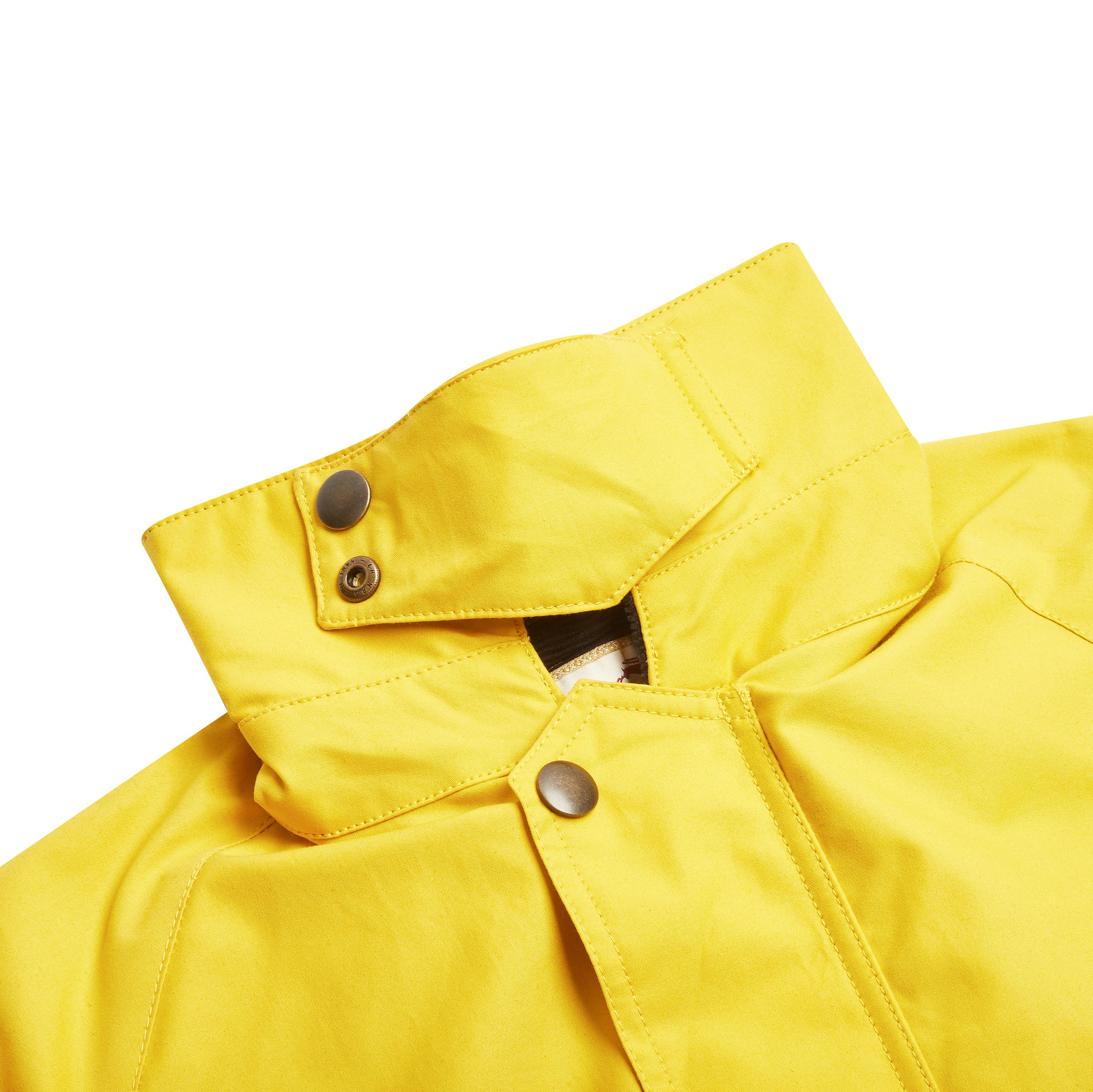 Burrows & Hare Trinity Wax Jacket - Yellow - Burrows and Hare