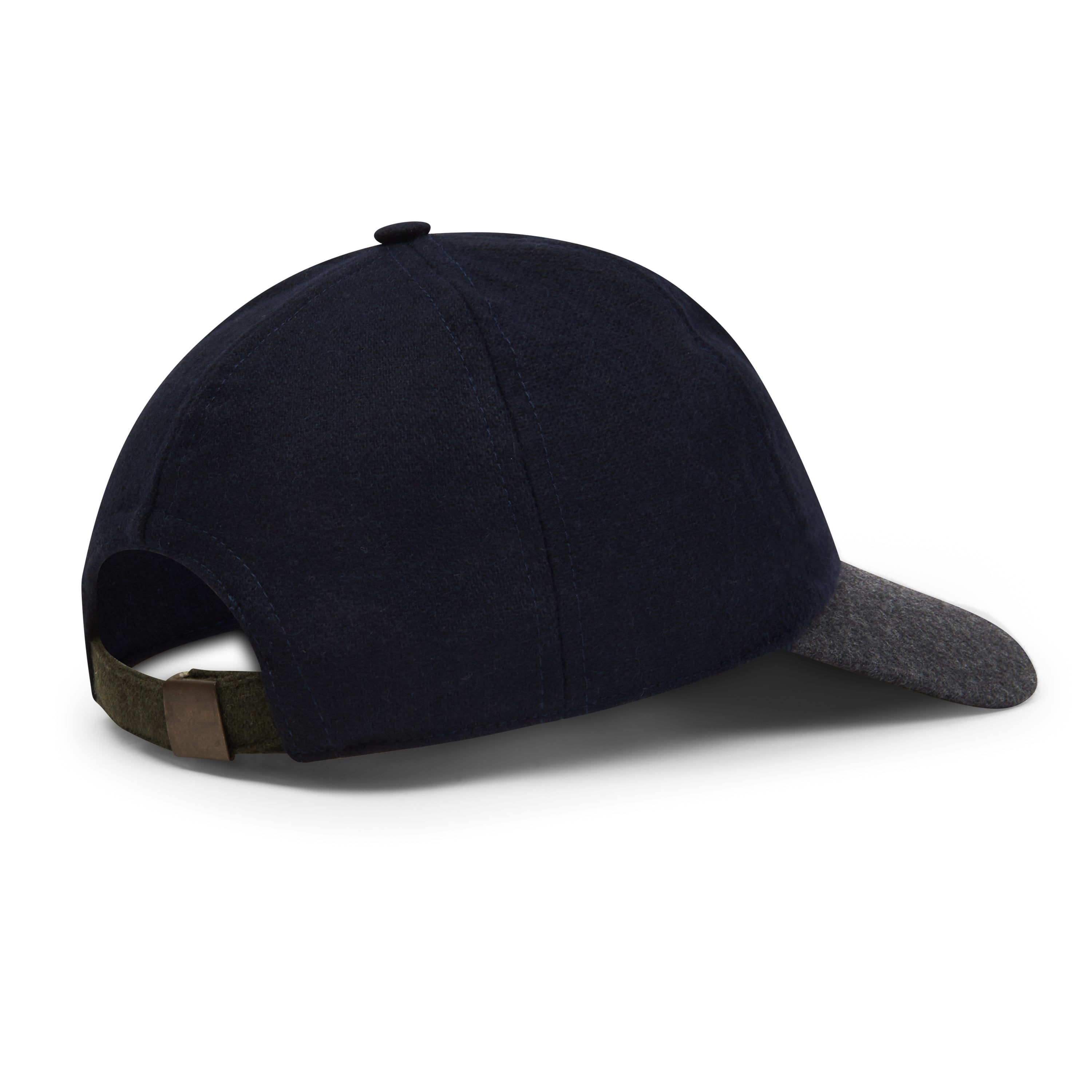 Hartford Patch Cap - Navy & Grey - Burrows and Hare