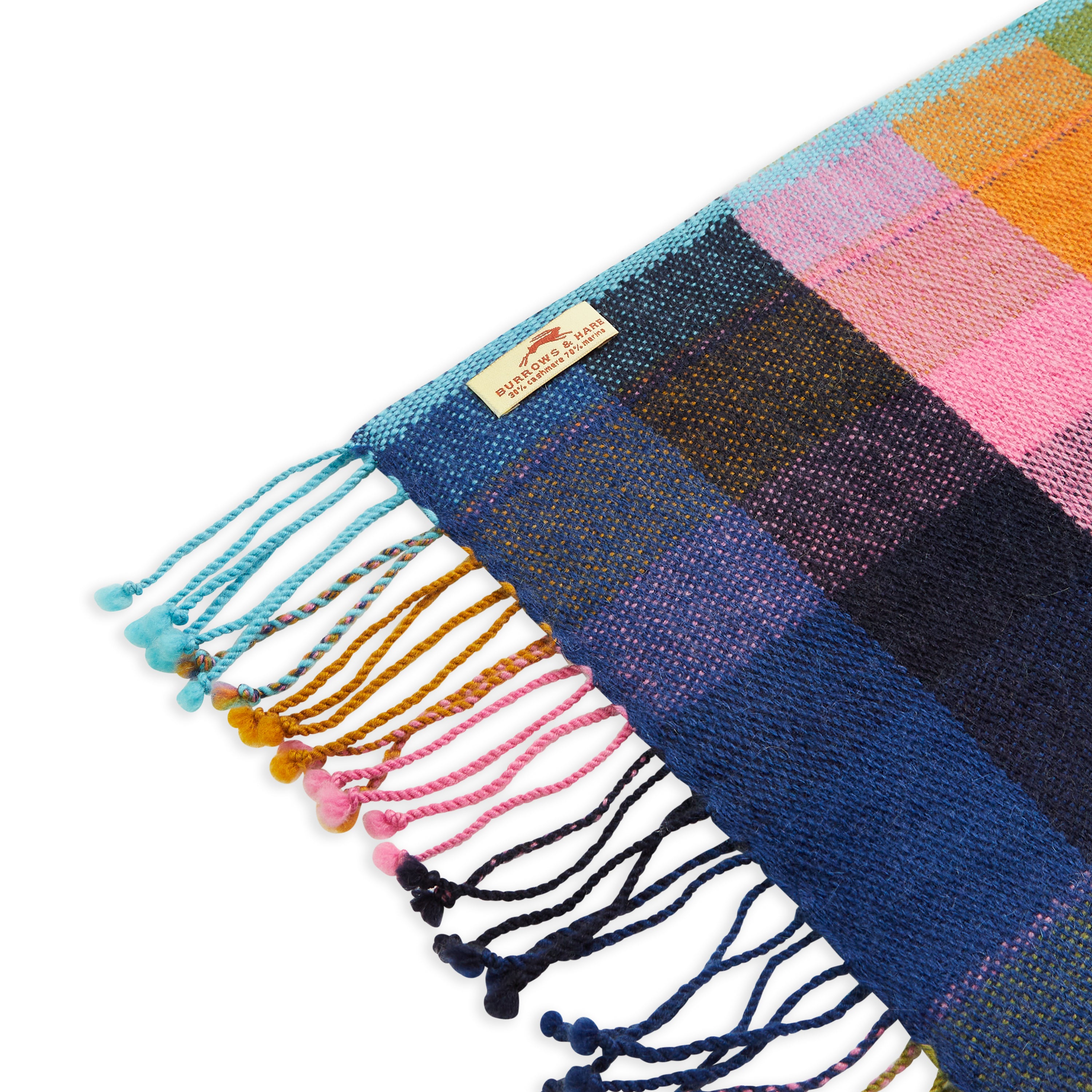 Wool Scarf Multi Check