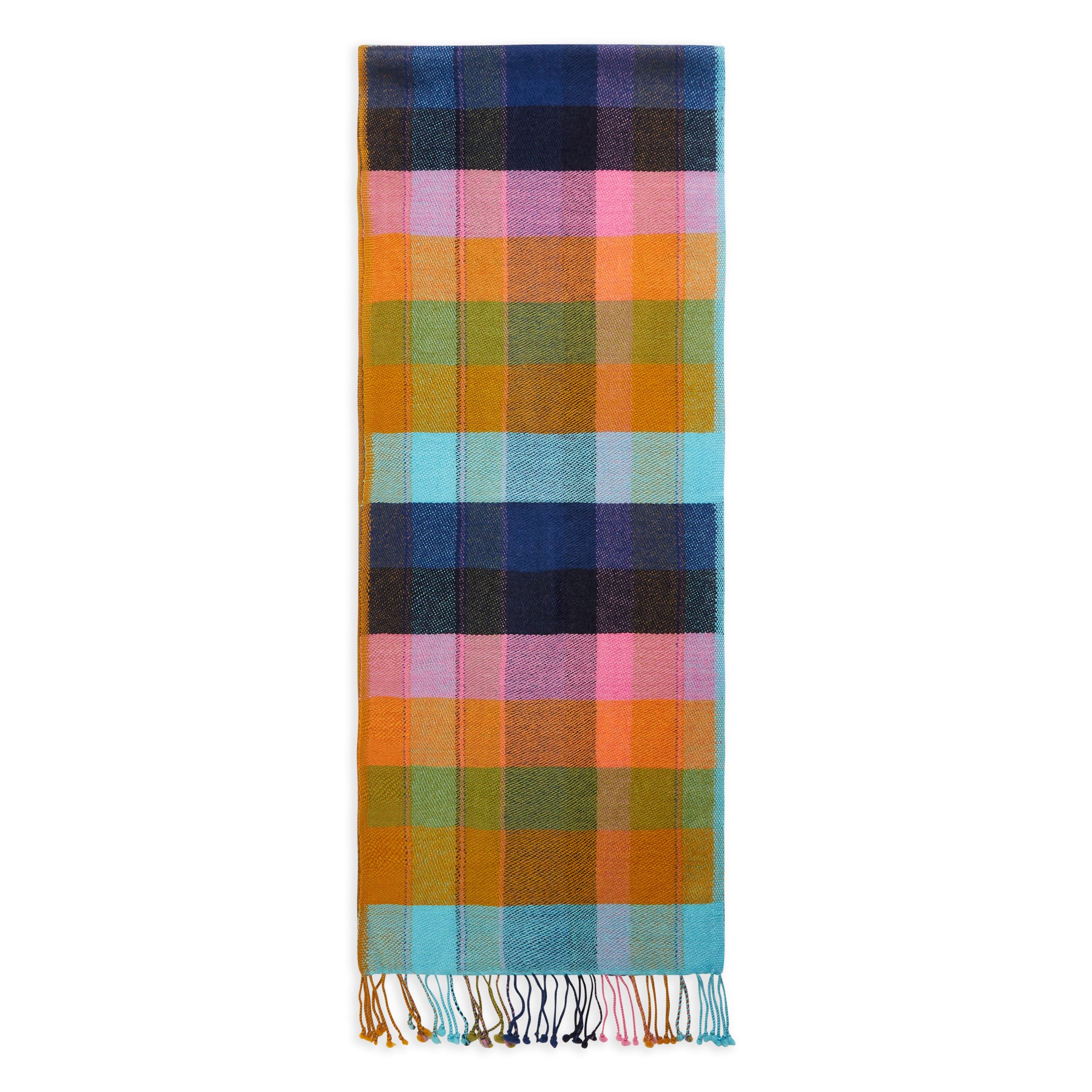 Wool Scarf Multi Check