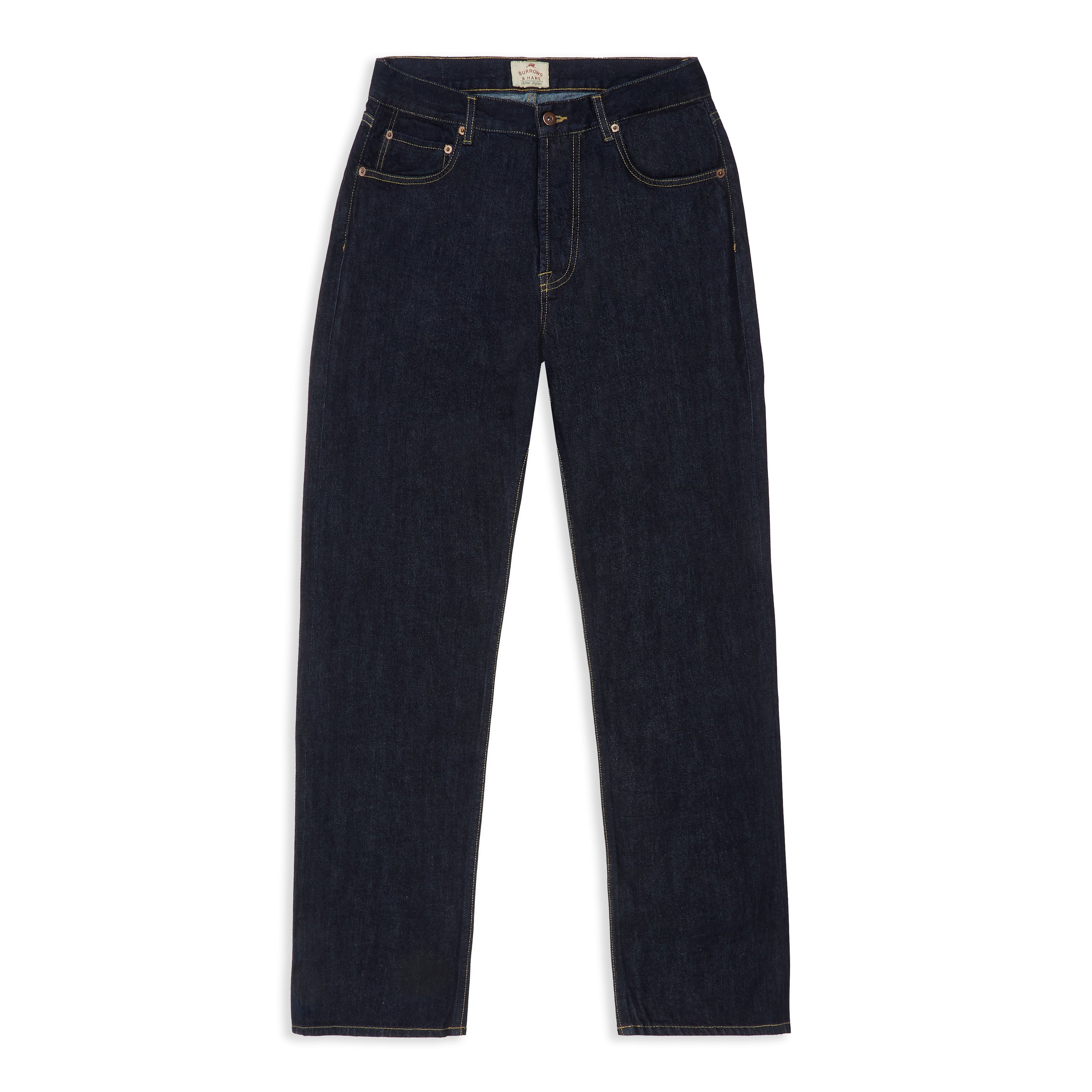 Men's Straight Jeans Rinse Wash