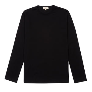 Burrows and Hare long sleeve T-Shirt - Black - Burrows and Hare
