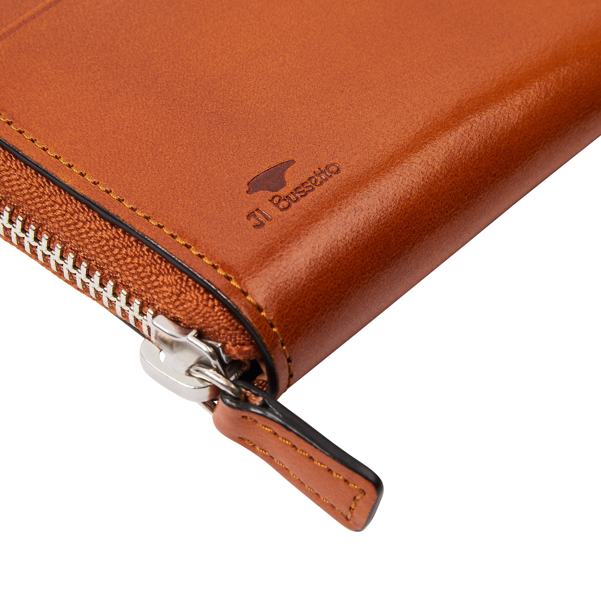 Il Bussetto Zip Around Wallet - Tan - Burrows and Hare