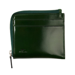 Il Bussetto Zip Around Wallet - Green - Burrows and Hare