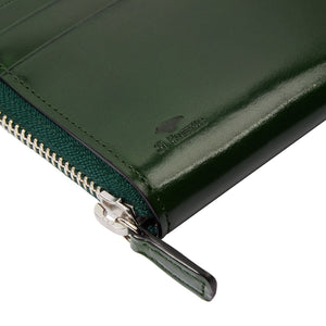 Il Bussetto Zip Around Wallet - Green - Burrows and Hare