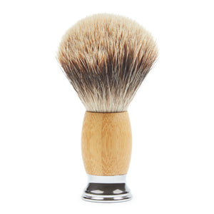 Burrows & Hare Silvertip Badger Bristle Shaving Brush - Wood - Burrows and Hare