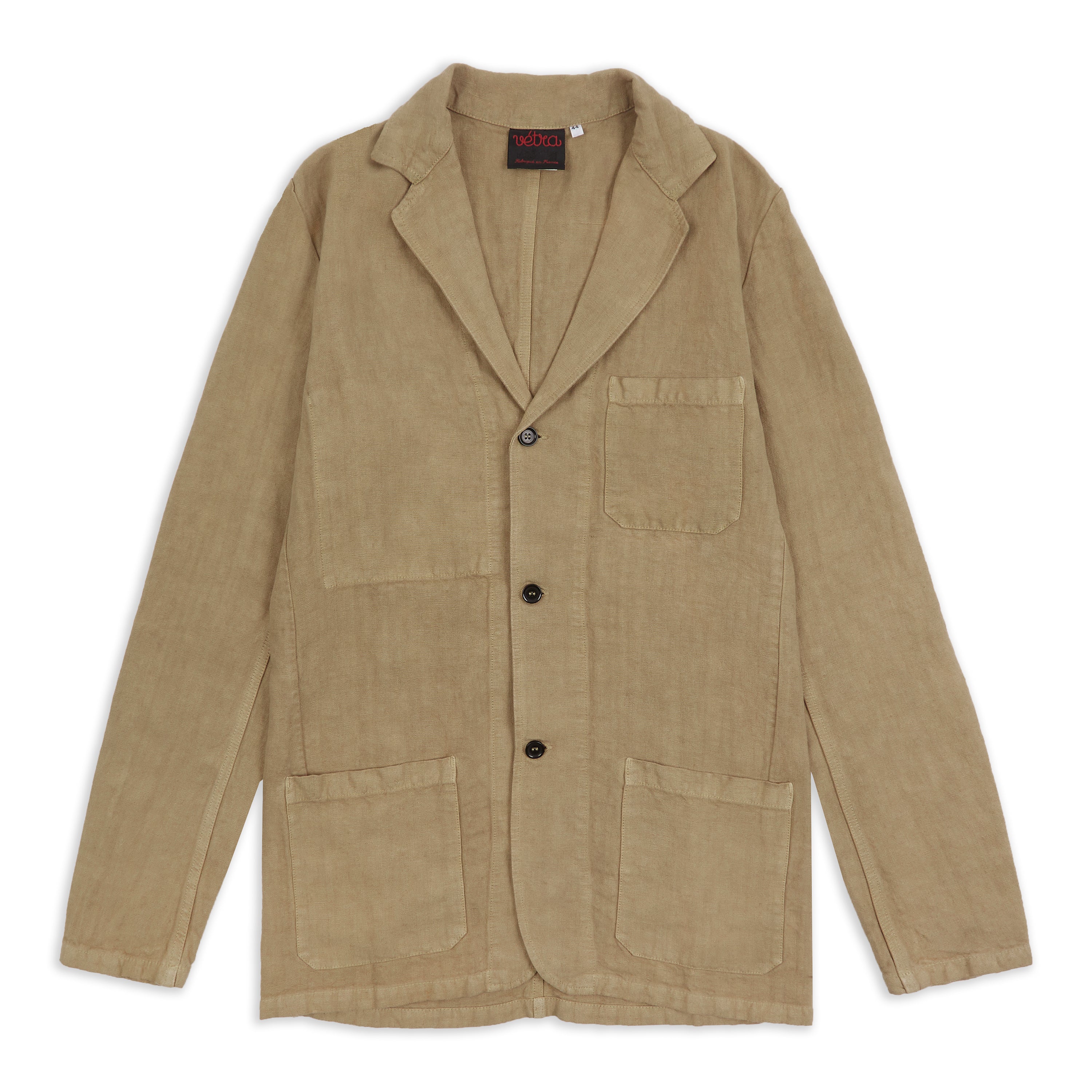 Linen Blazer - Wood