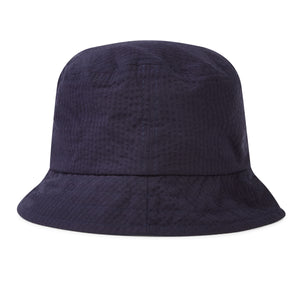 Hartford Woven Bucket Hat - Navy - Burrows and Hare