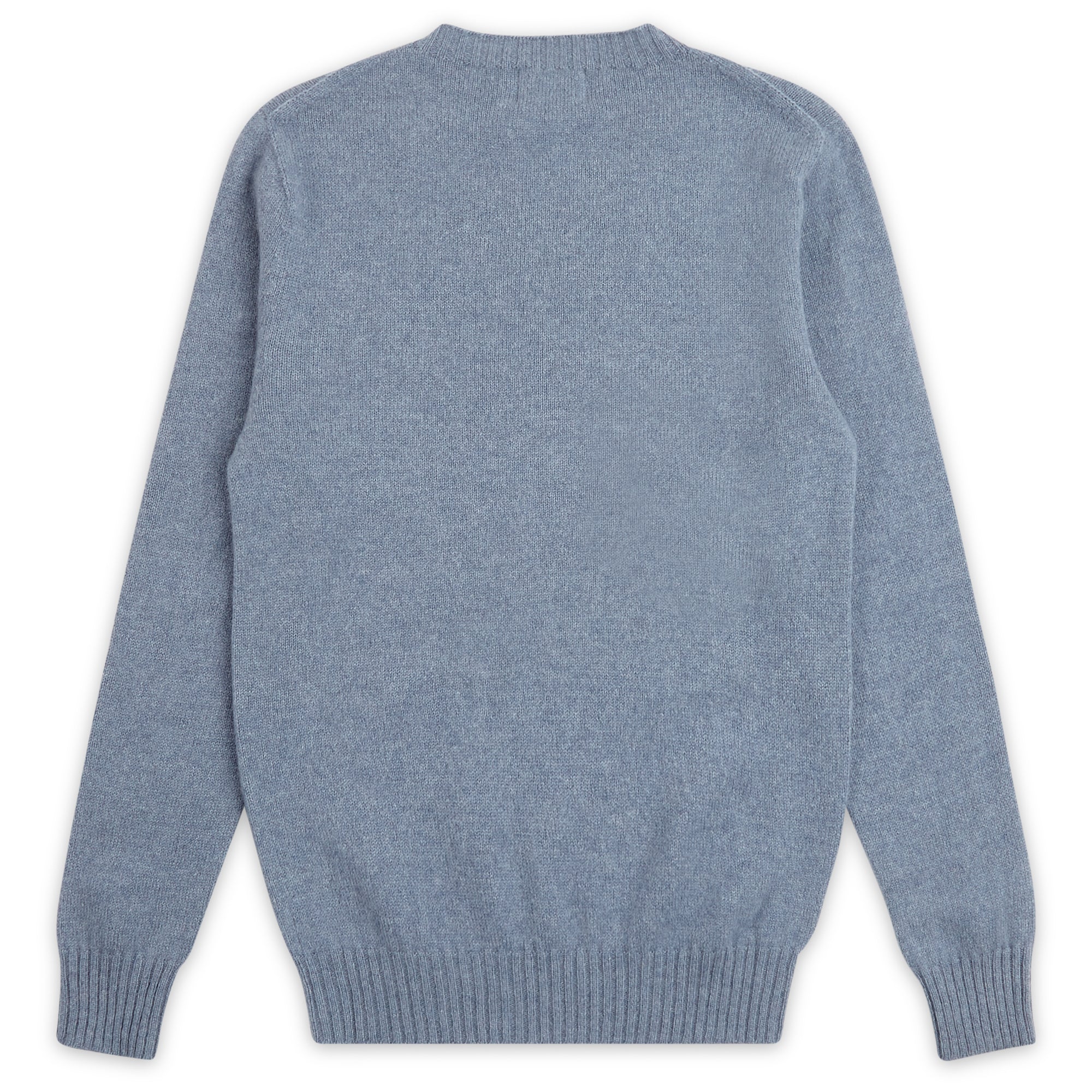 Burrows & Hare Alpaca Crew Neck Jumper - Sky - Burrows and Hare