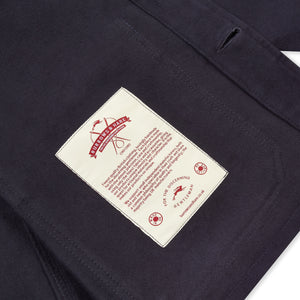 Burrows & Hare Moleskin Workwear Jacket - Navy - Burrows and Hare